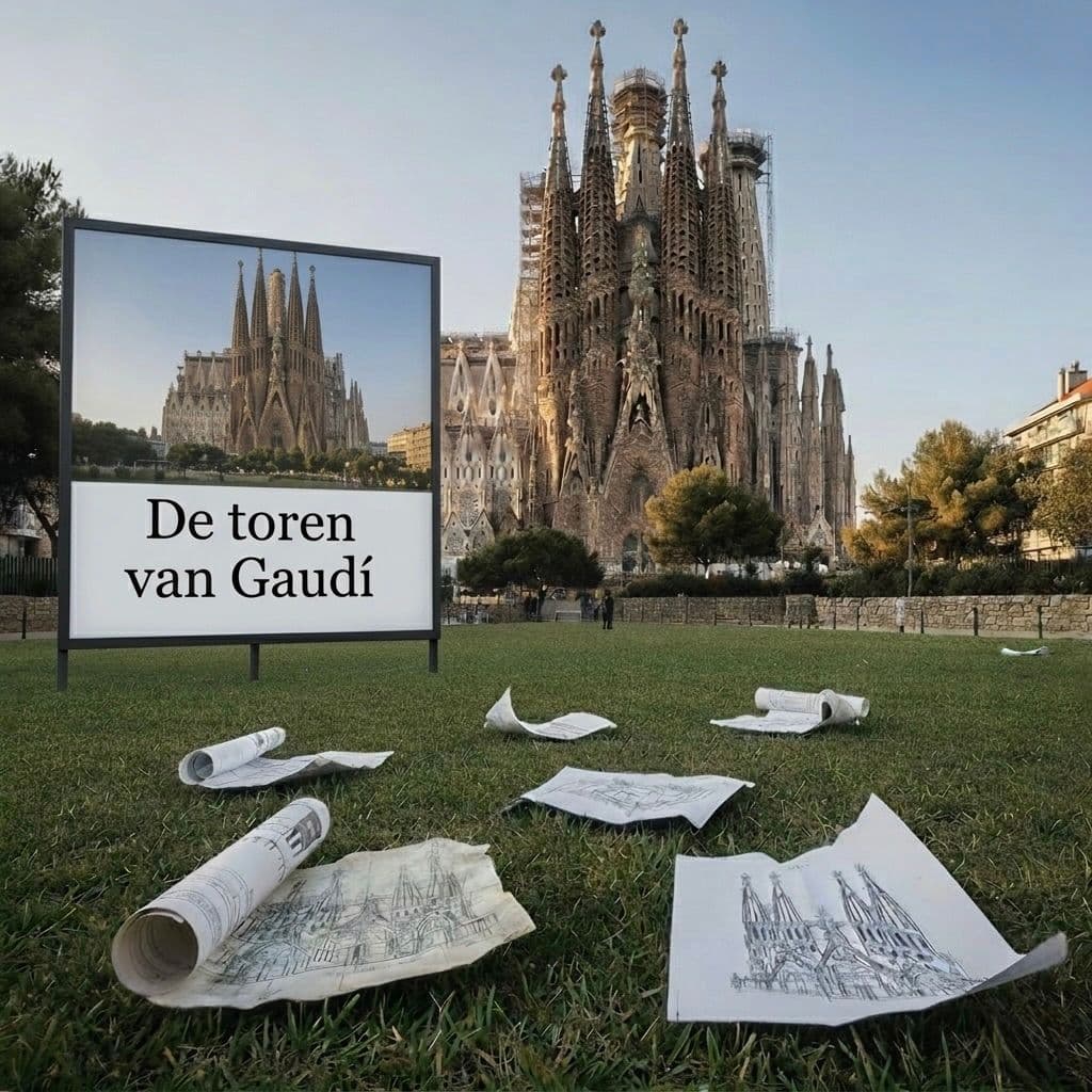 Barcelona - De toren van Gaudí
